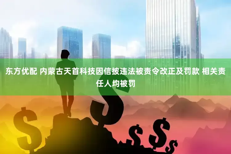 东方优配 内蒙古天首科技因信披违法被责令改正及罚款 相关责任人均被罚