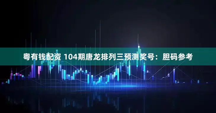 粤有钱配资 104期唐龙排列三预测奖号：胆码参考